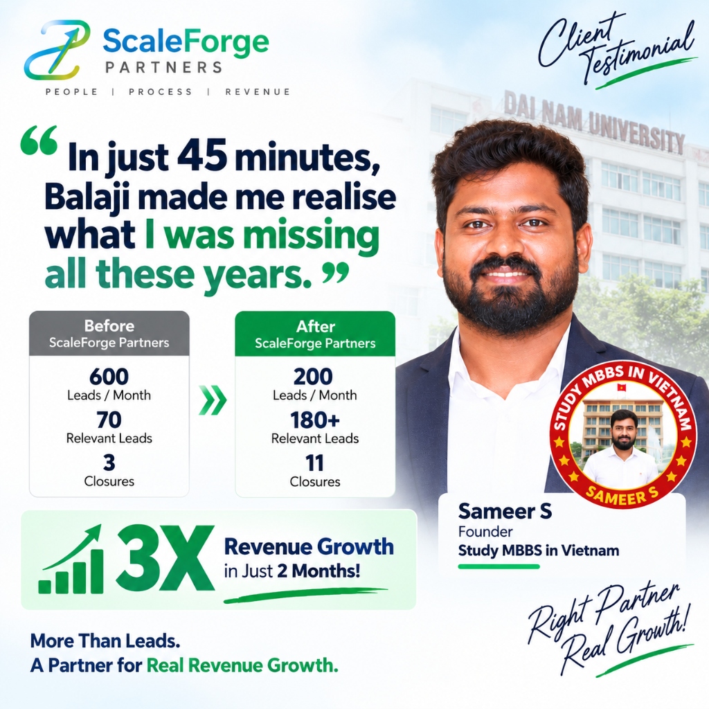 Sameer S. Founder Study MBBS in Vietnam 3X Revenue Growth